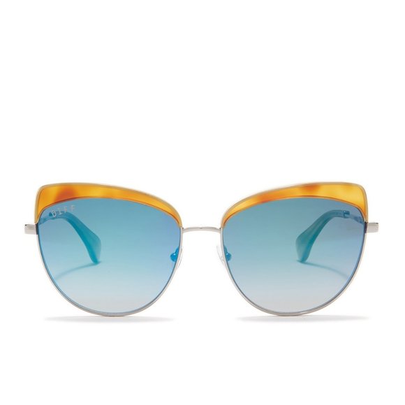 Diff Eyewear Accessories - DIFF Eyewear Izzy Blue Flash Sunnies
